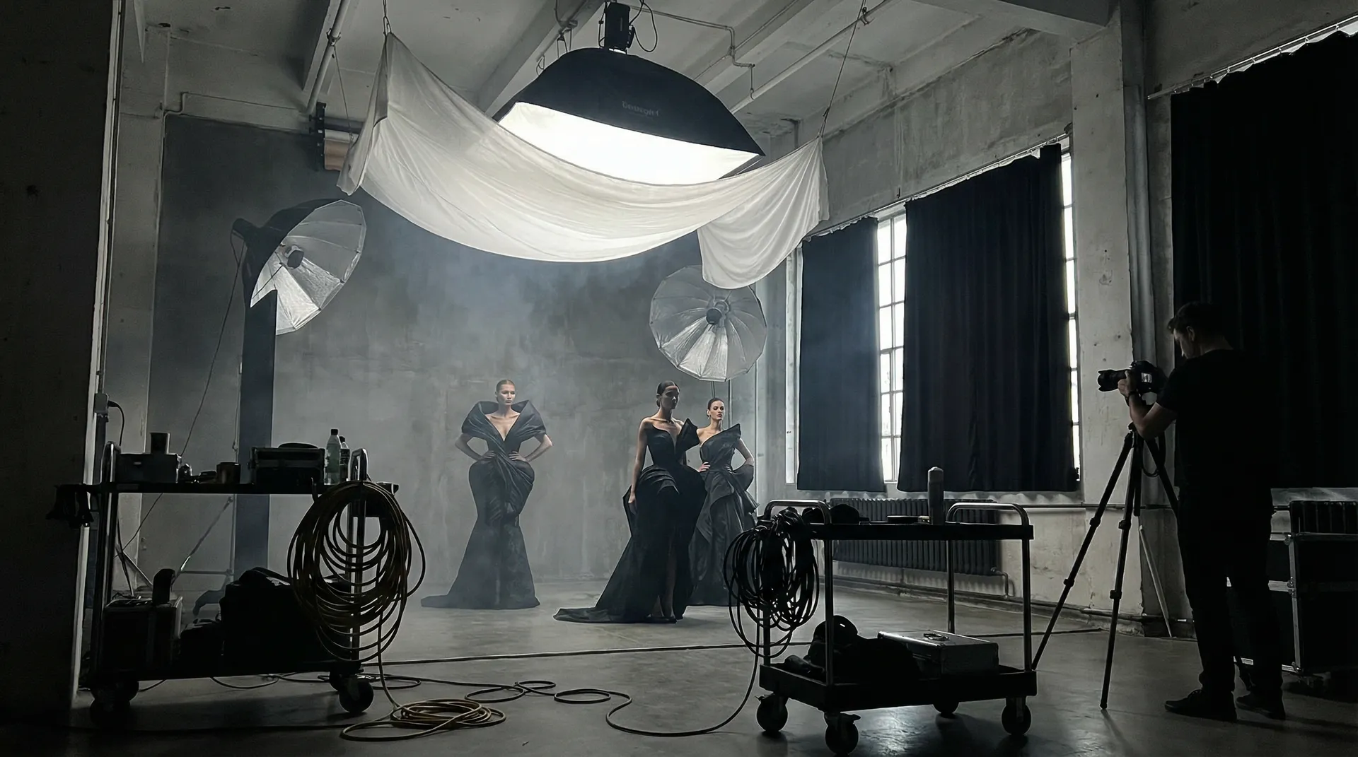 秀人网频道 专业影棚时尚摄影现场